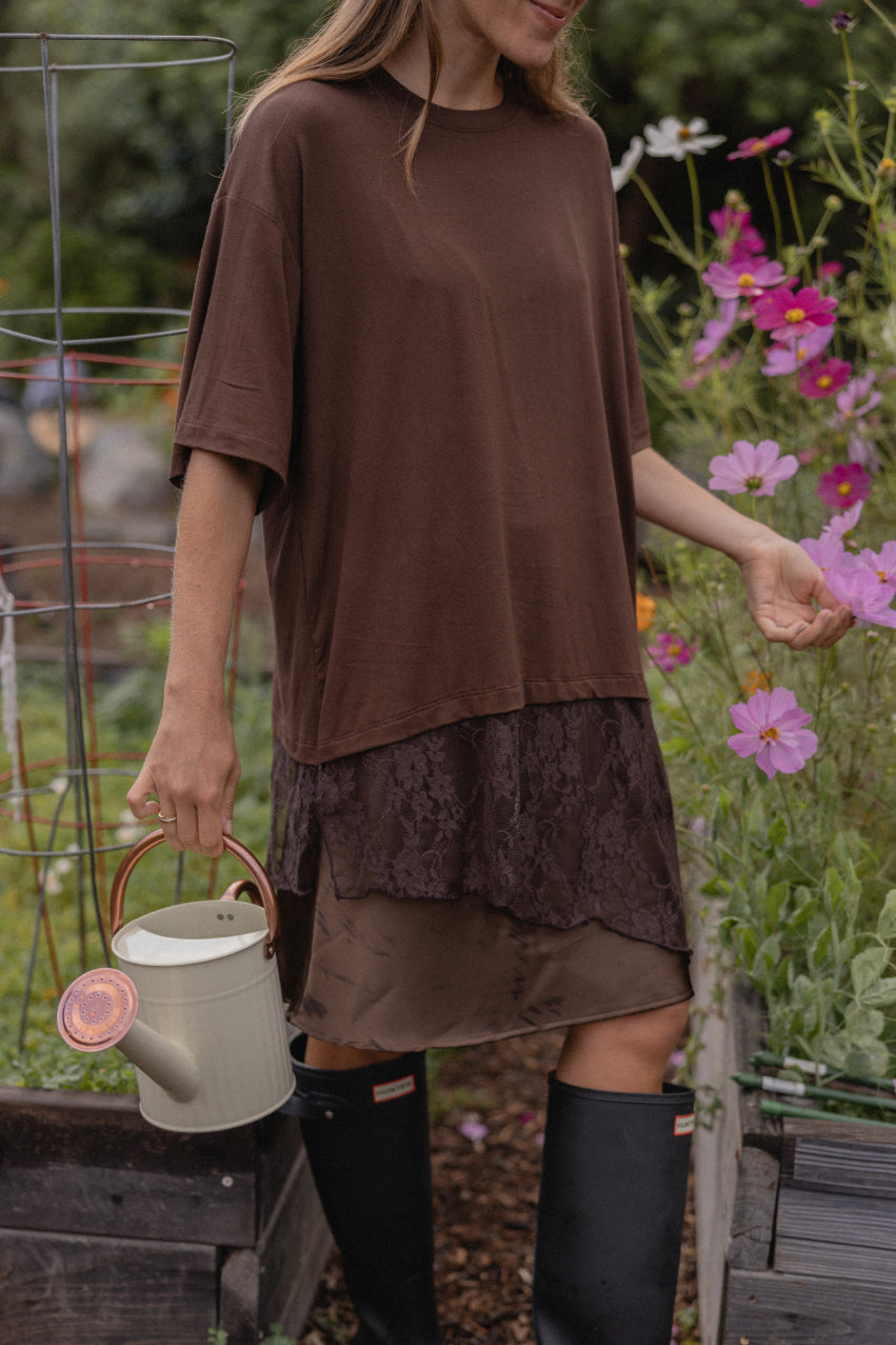 Liora T-shirt with Lace detail