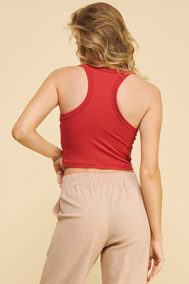 Avil Cropped Tank Top