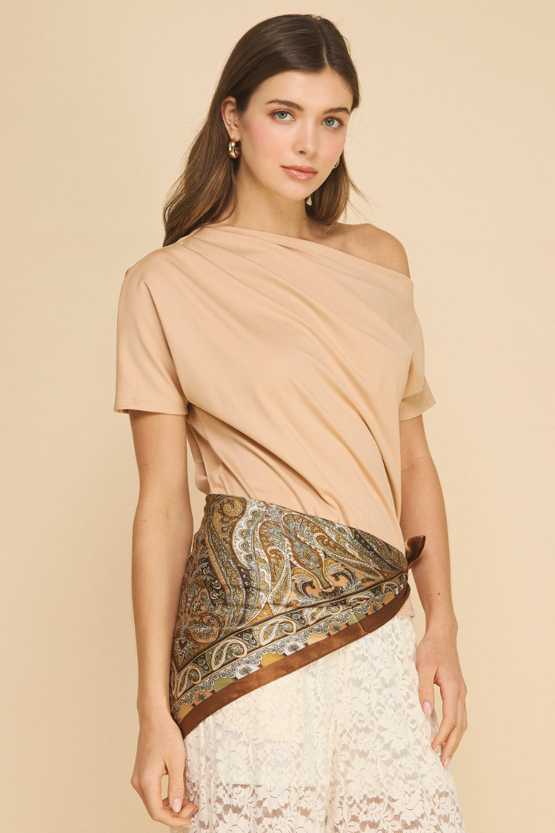 Liora One Shoulder Top
