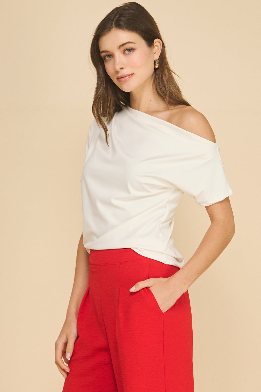 Liora One Shoulder Top