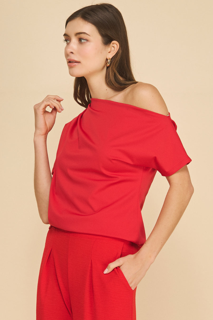 Liora One Shoulder Top
