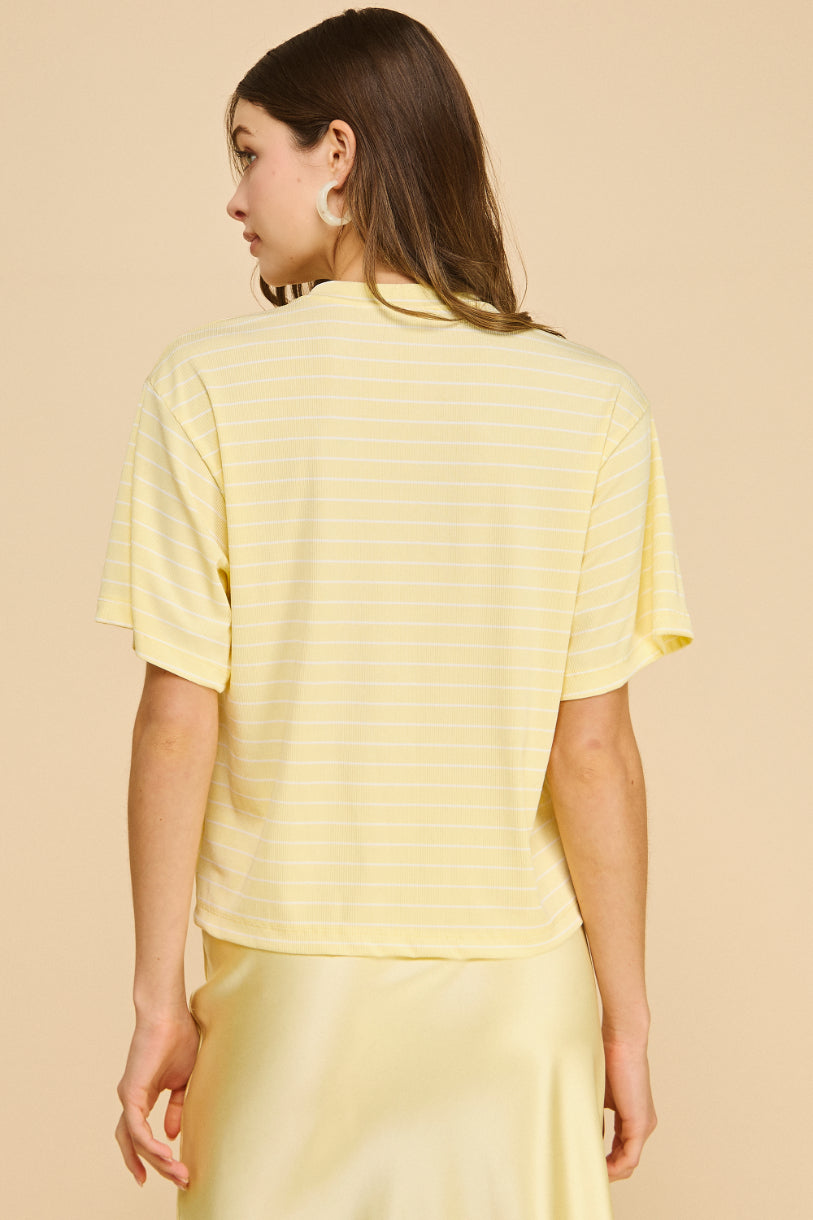 Infinity Oversized Striped Top