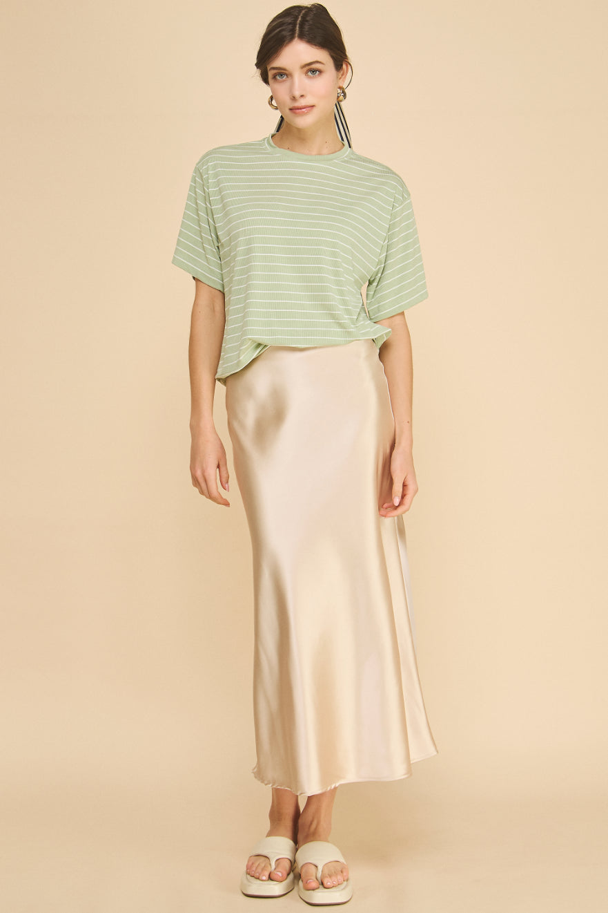 Infinity Oversized Striped Top