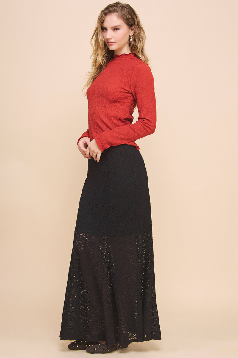 Lace Maxi Skirt