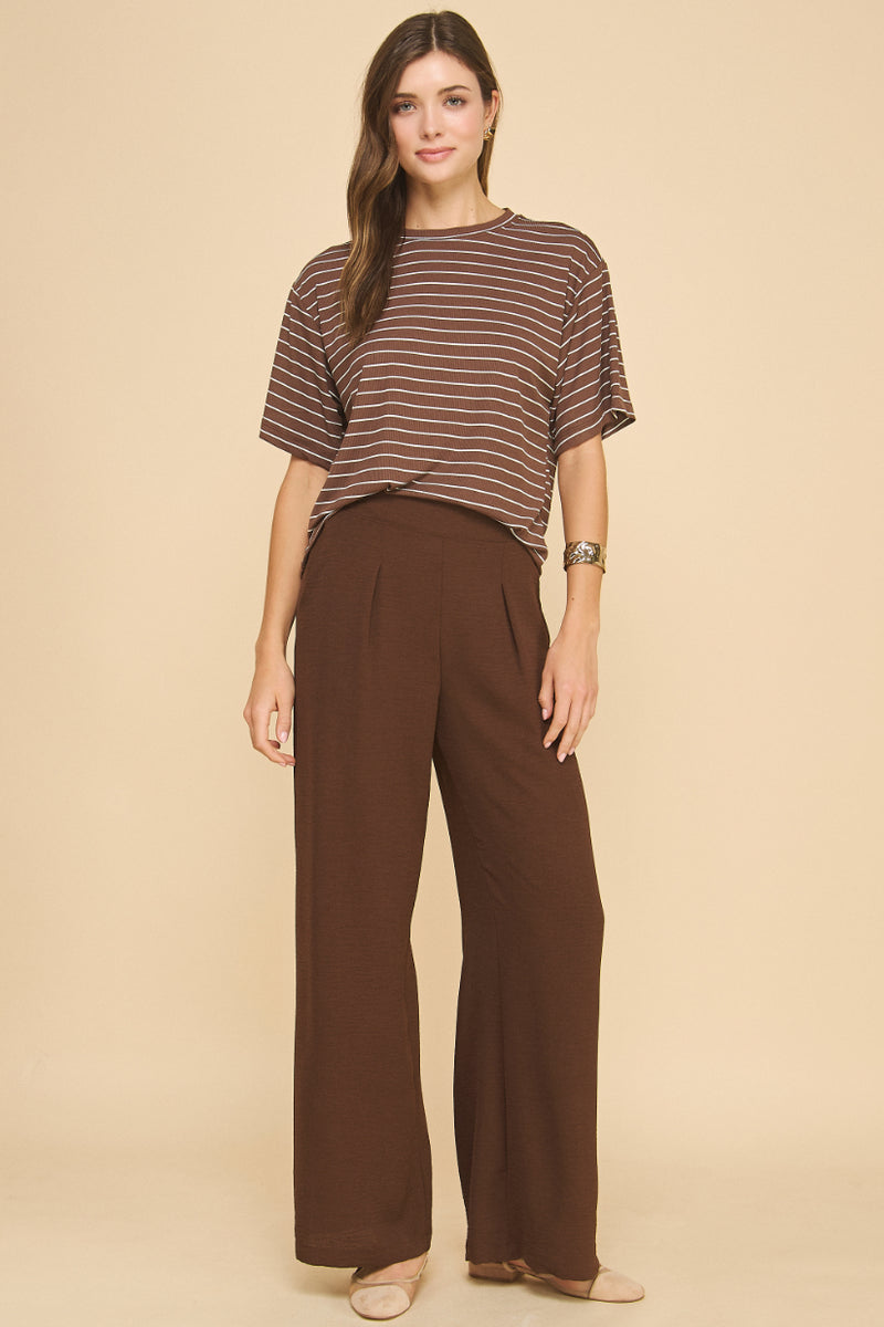 Infinity Oversized Striped Top