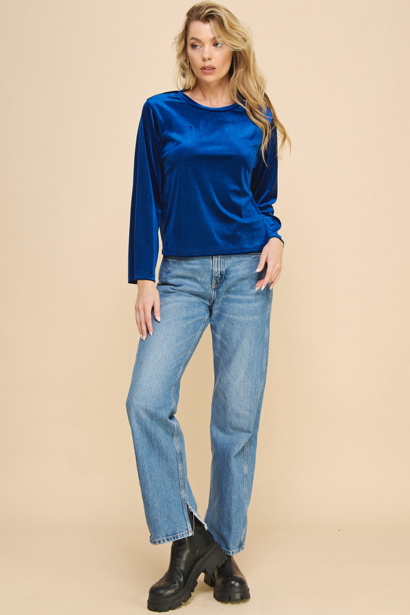 Glaring Velvet Blouse