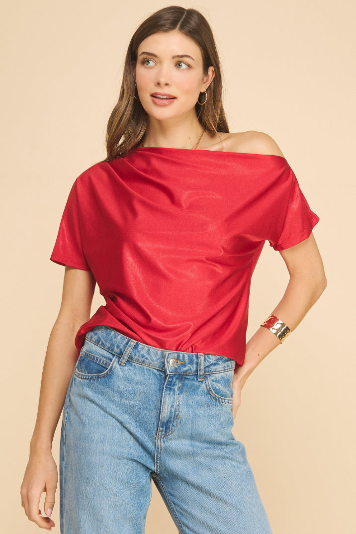 Allure One Shoulder Top