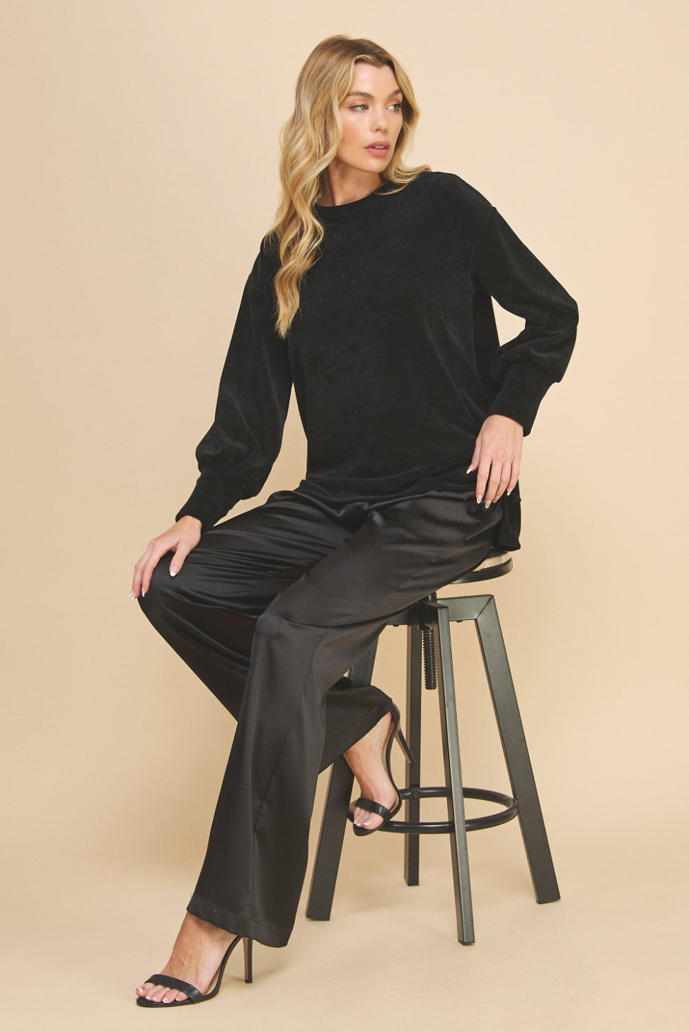 Chenille Crewneck Sweater