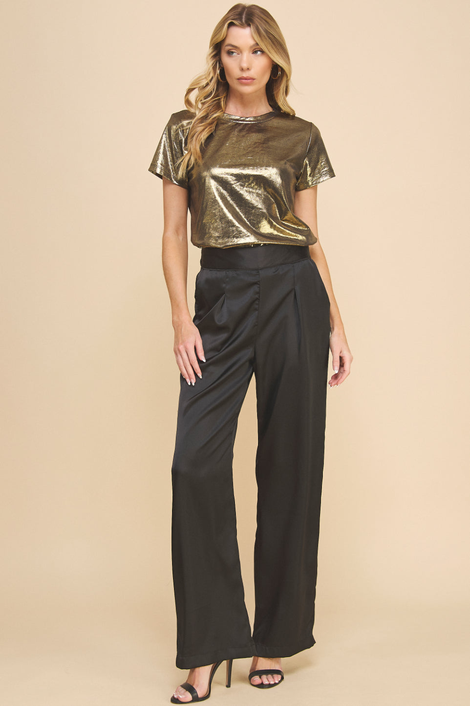 Metallic Basic t-shirt