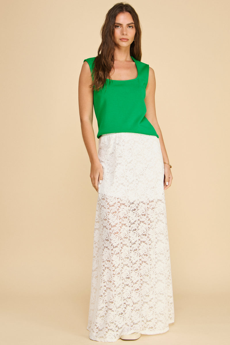 Yellowstone Lace Maxi Skirt