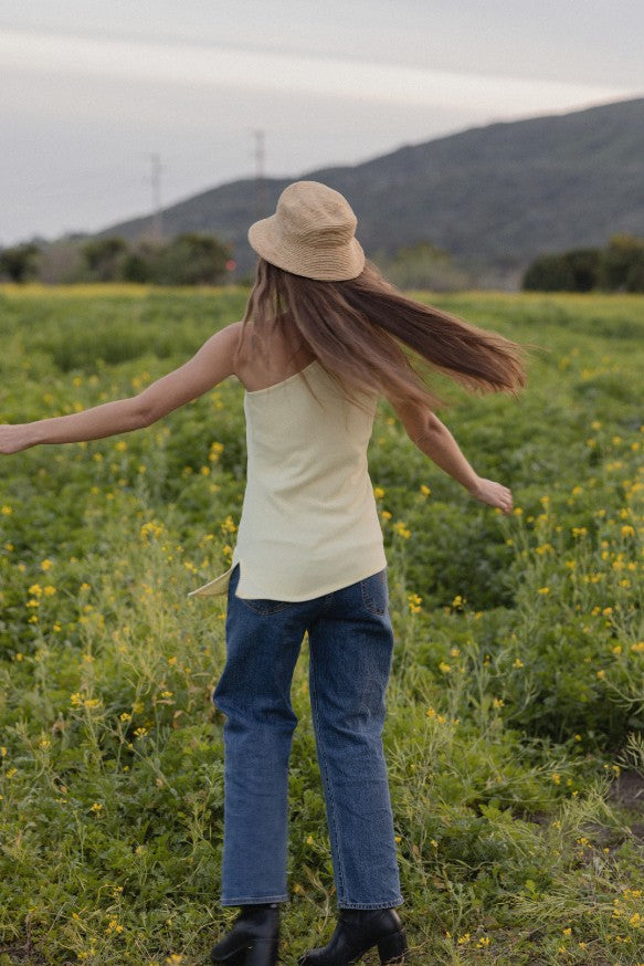 Rhode One Shoulder RibTop