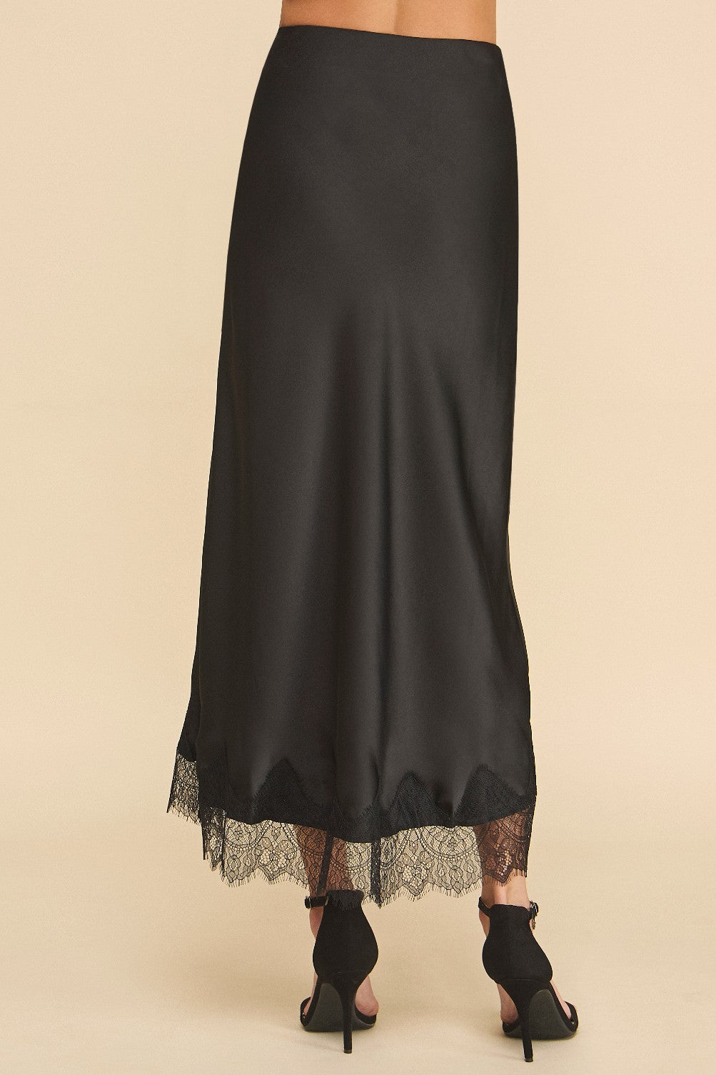 Muse Slip Skirt with Lace Detail