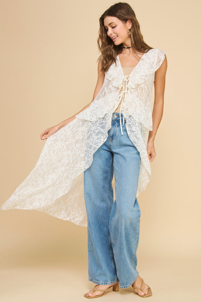 Lace Tunic Top