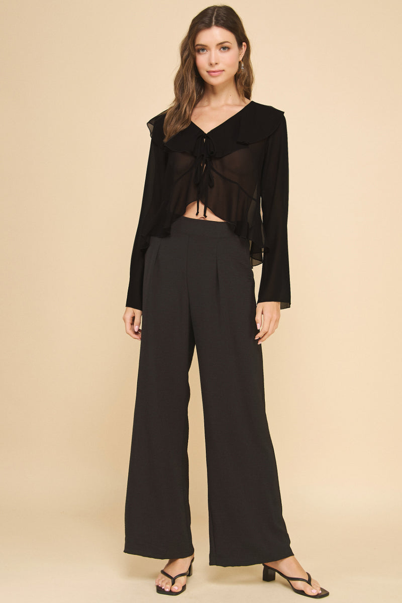 Willow Ruffled Top