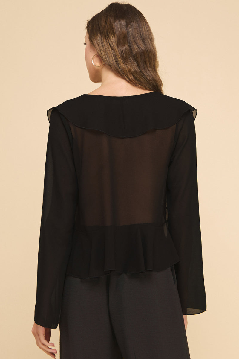Willow Ruffled Top