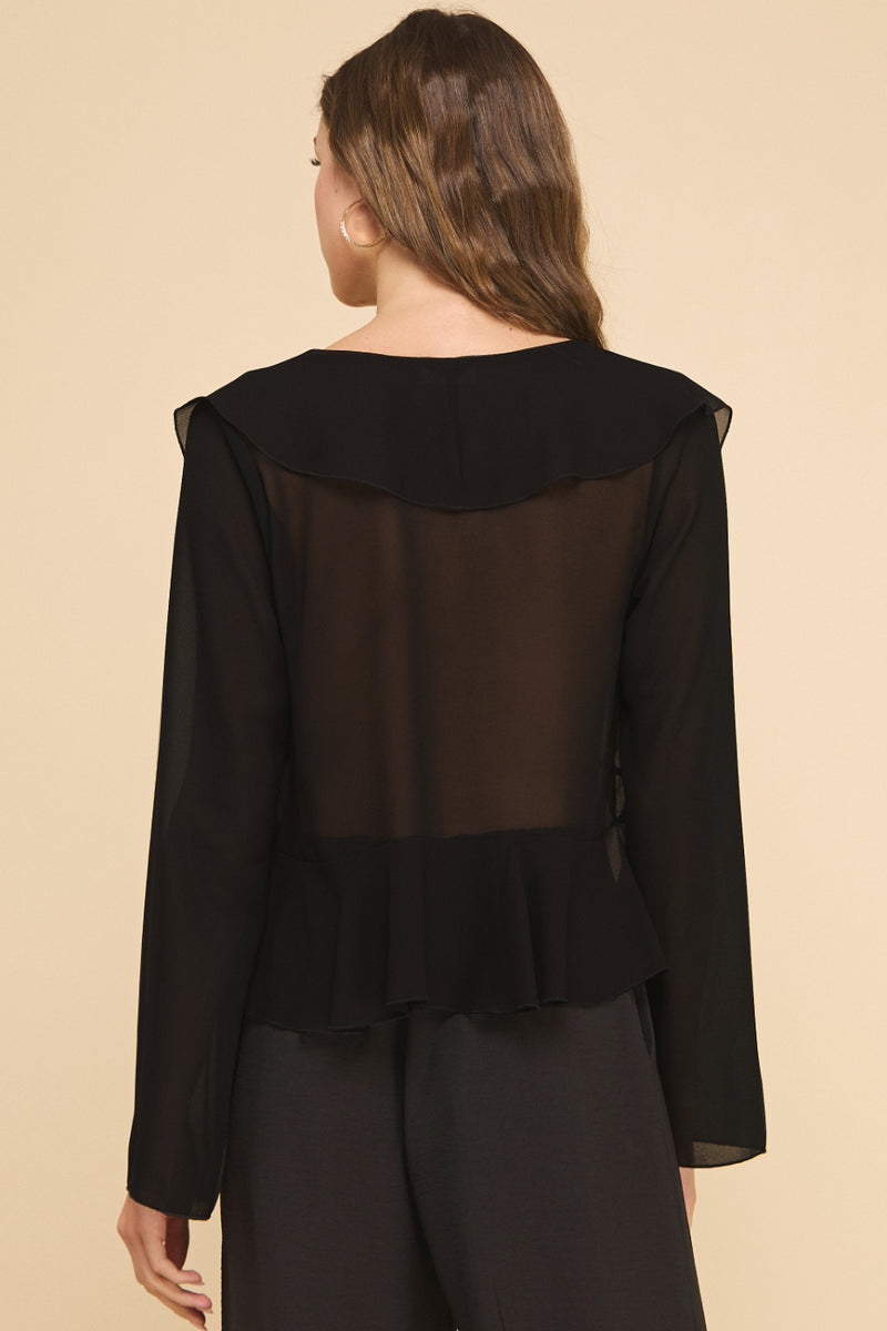 Willow Ruffled Top