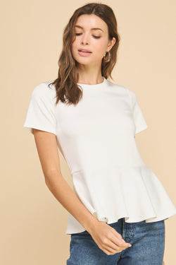 Jenne Peplum Top