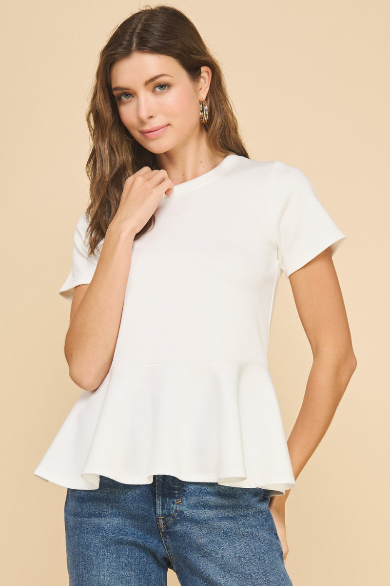 Jenne Peplum Top