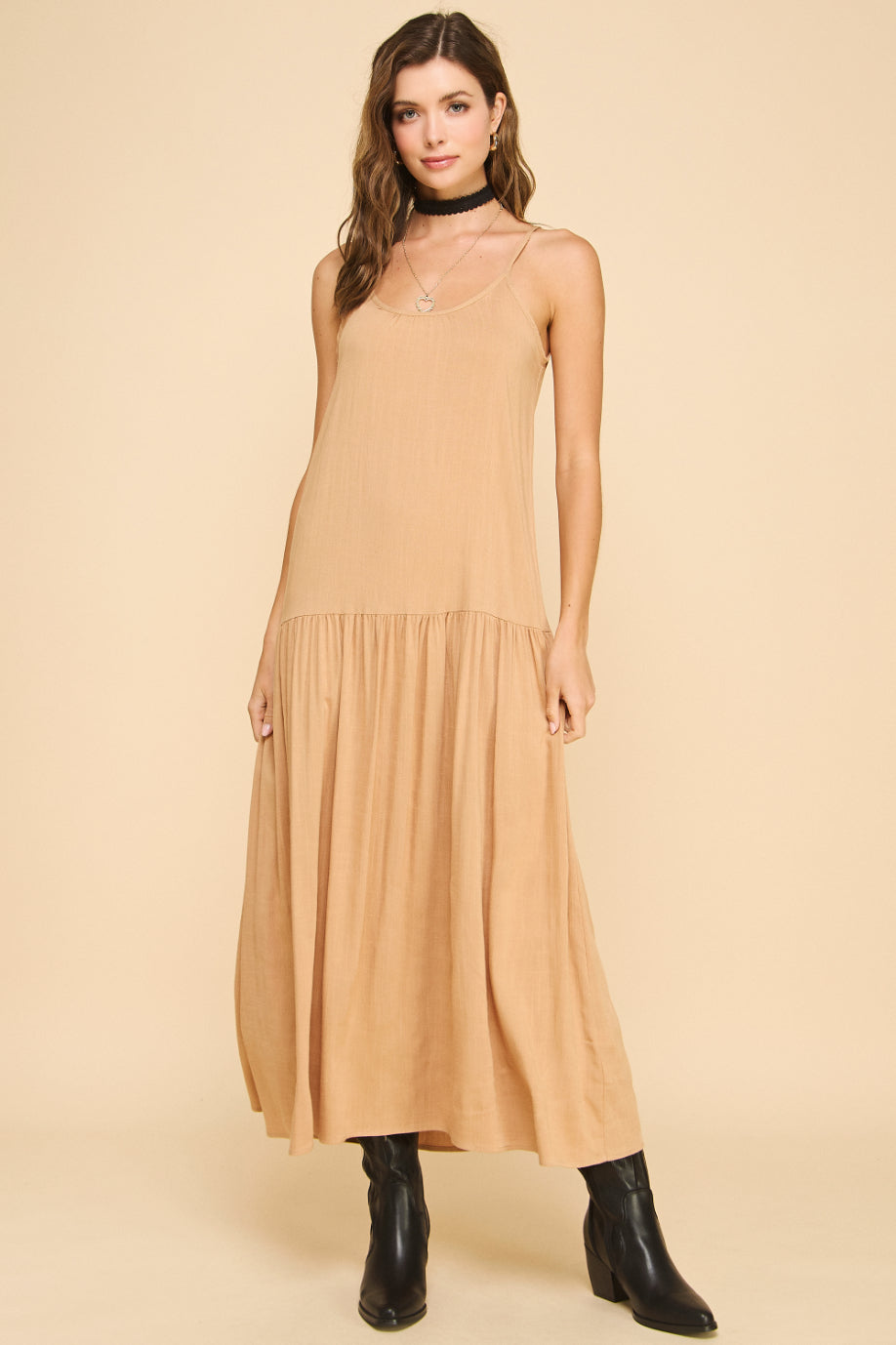 Maui Drop-Waist Maxi Dress