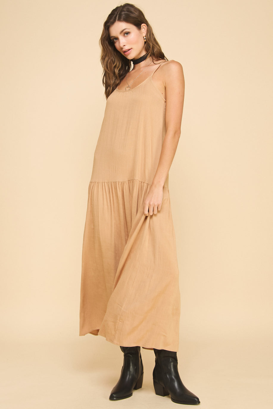 Maui Drop-Waist Maxi Dress