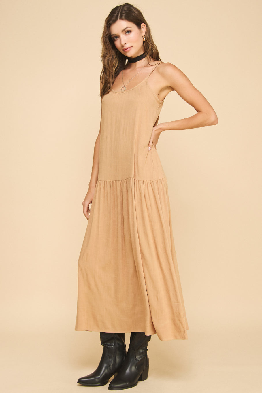 Maui Drop-Waist Maxi Dress