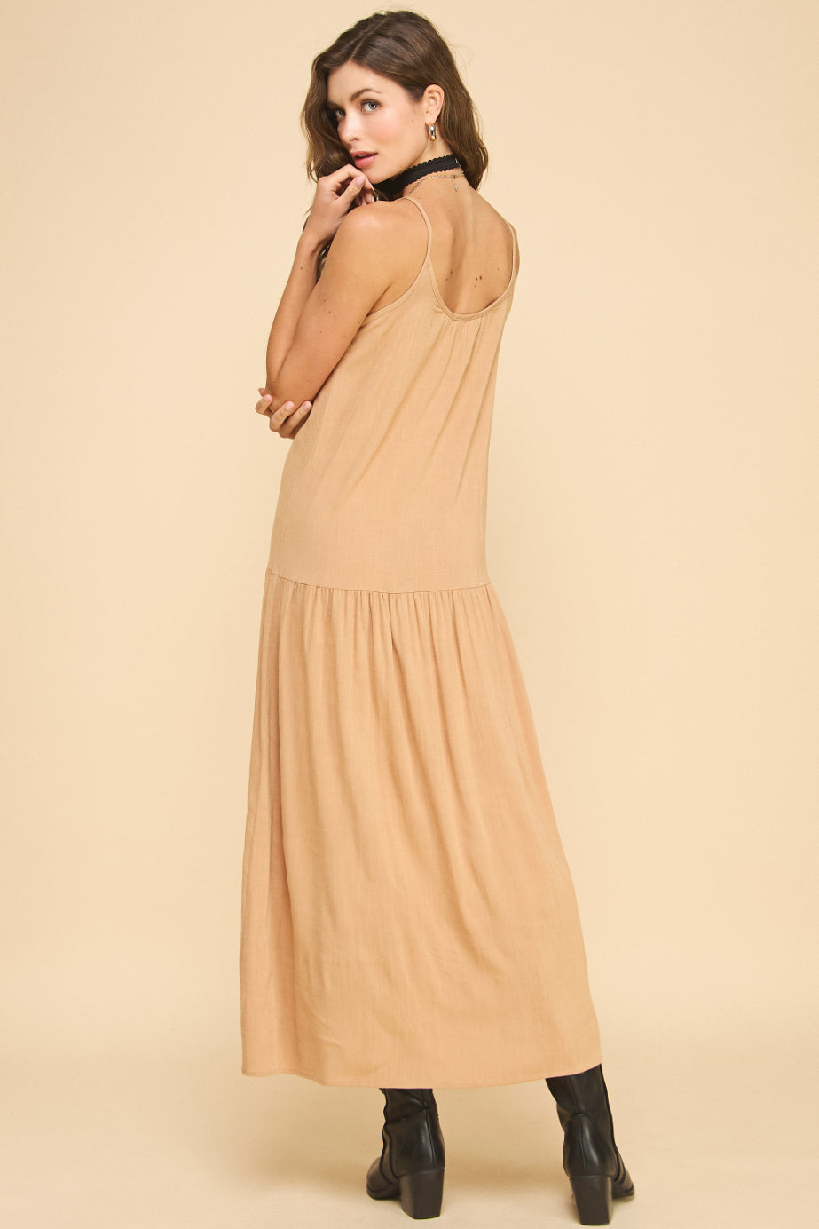 Maui Drop-Waist Maxi Dress