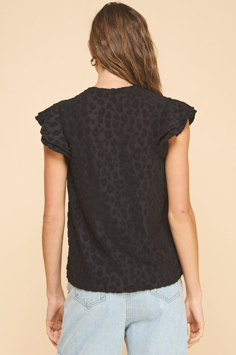 Louisiana Animal Texture Top