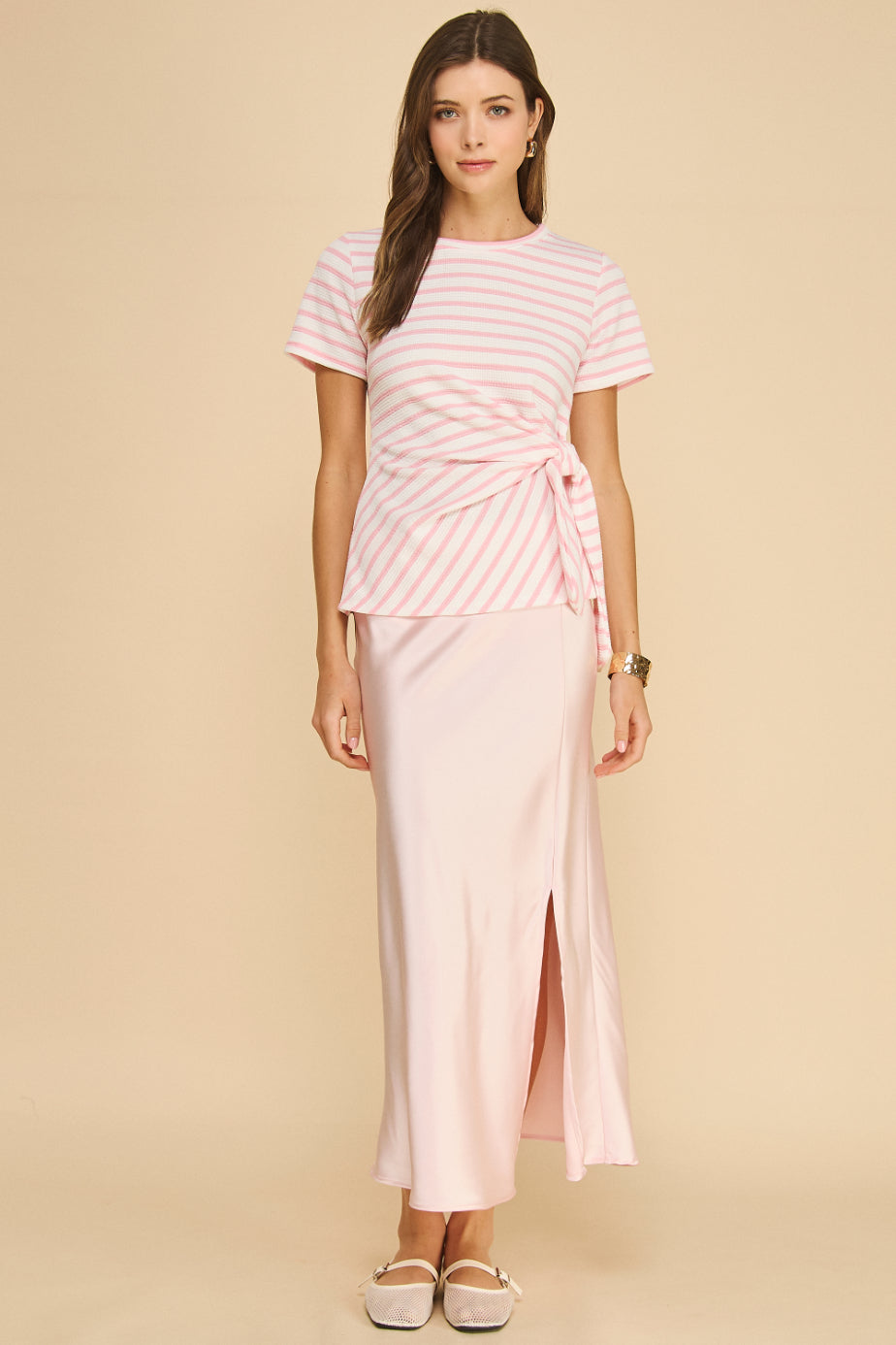 Solea Front Slit Skirt