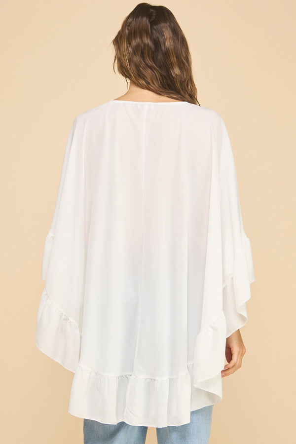 Ruffled Boho Top