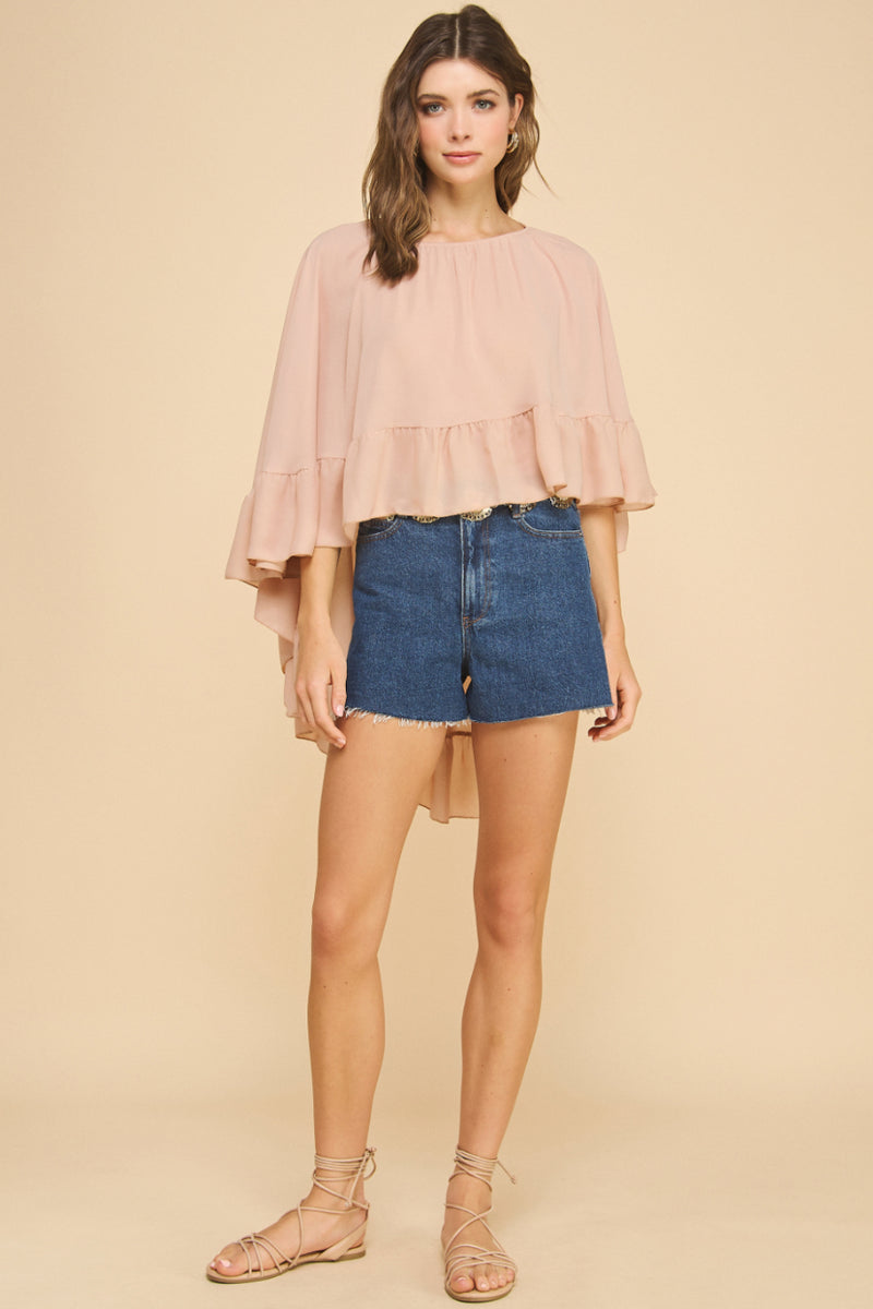 Ruffled Boho Top