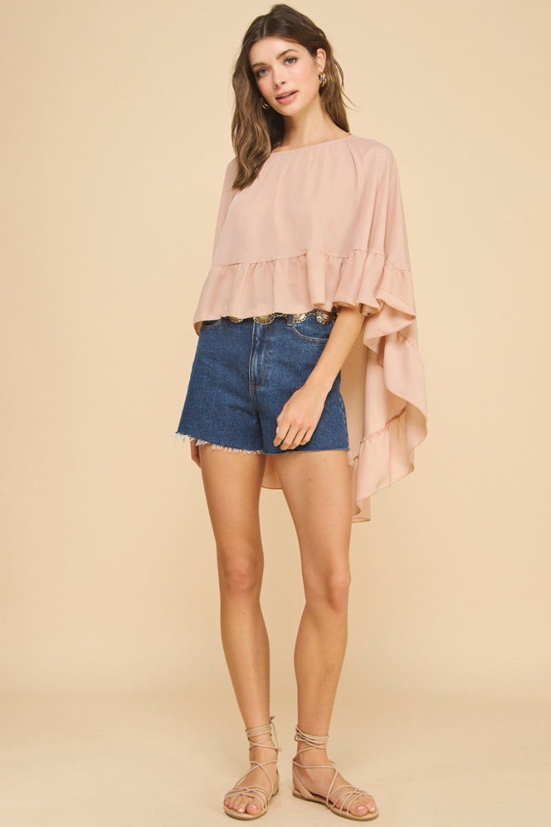 Ruffled Boho Top