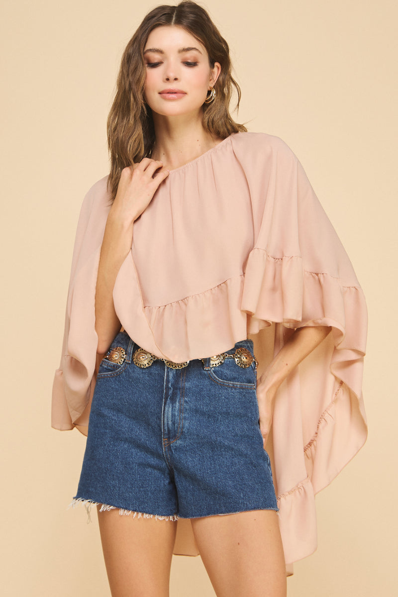 Ruffled Boho Top