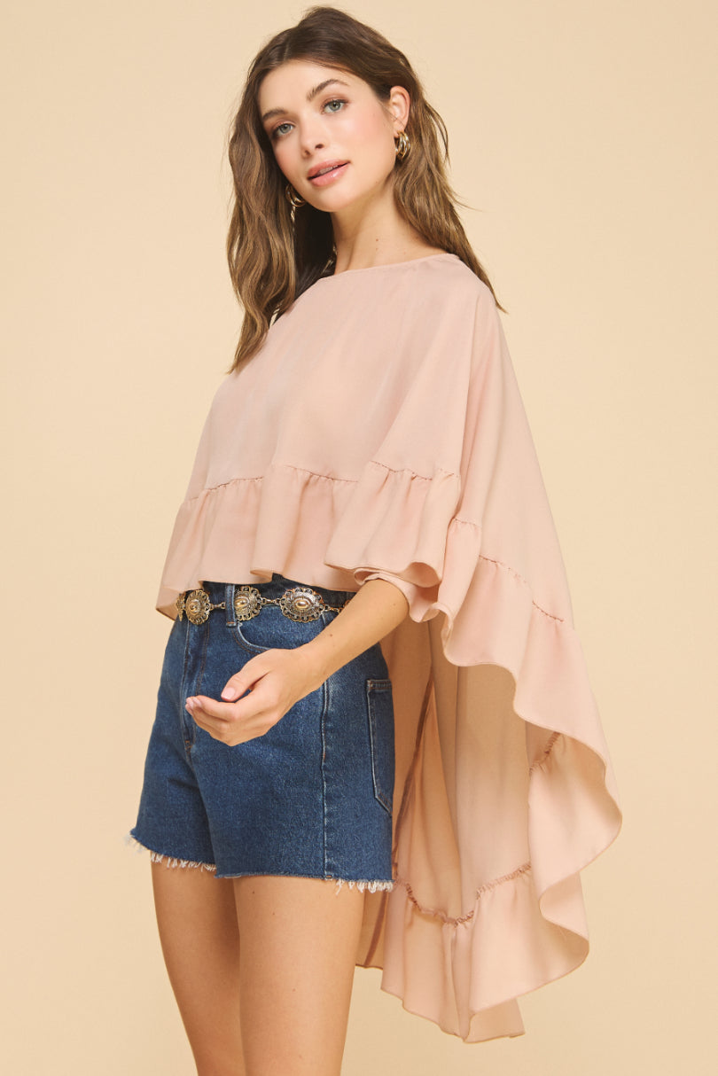 Ruffled Boho Top