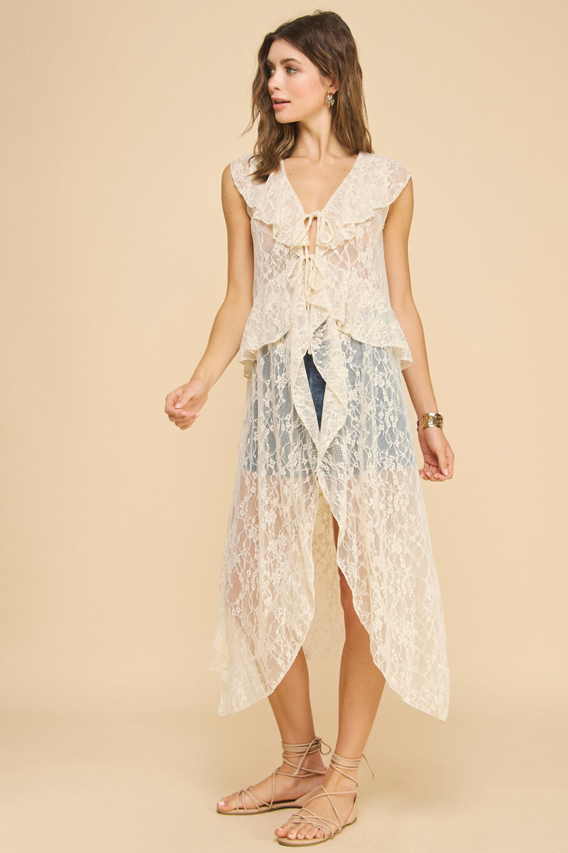 Lace Tunic Top