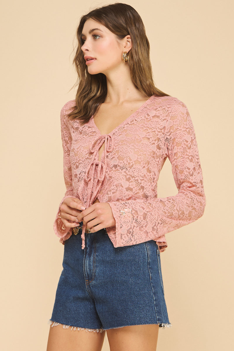 Grazia Front Tie Top