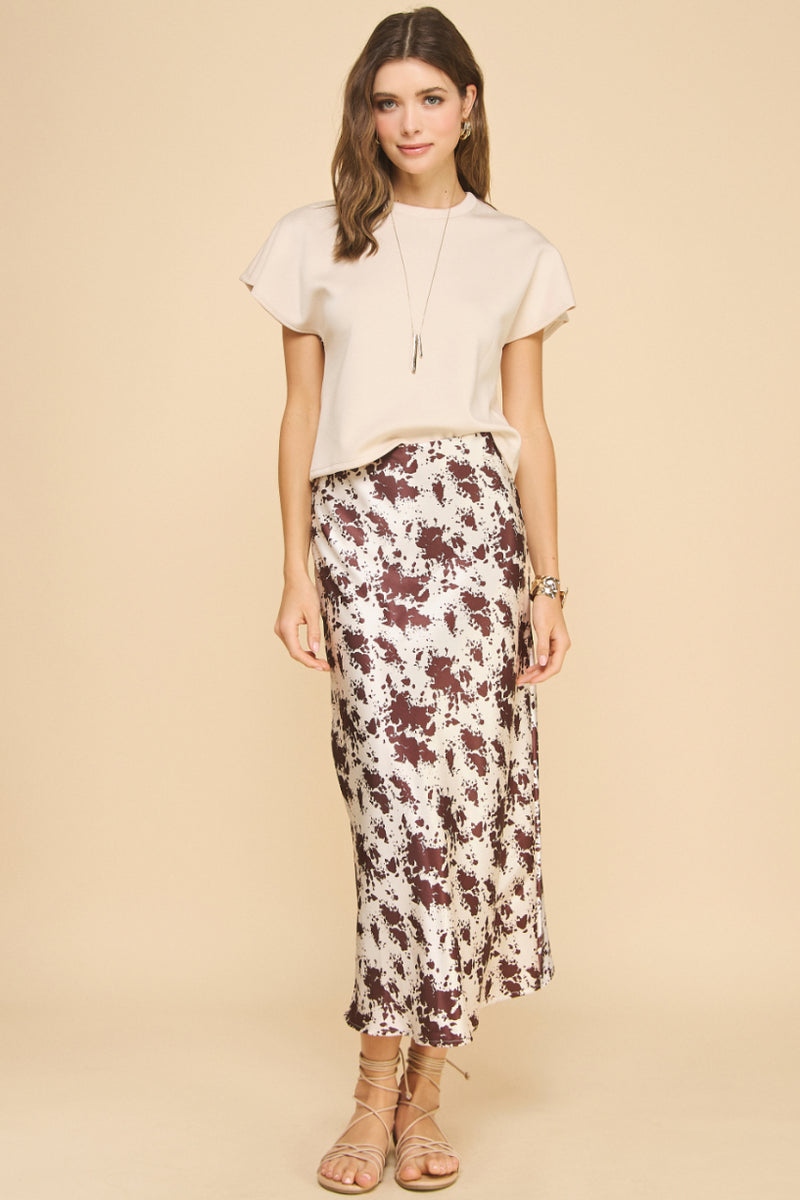 Printed Slip Skirt