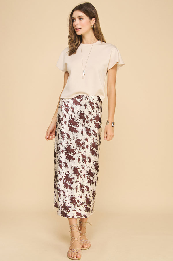 Printed Slip Skirt
