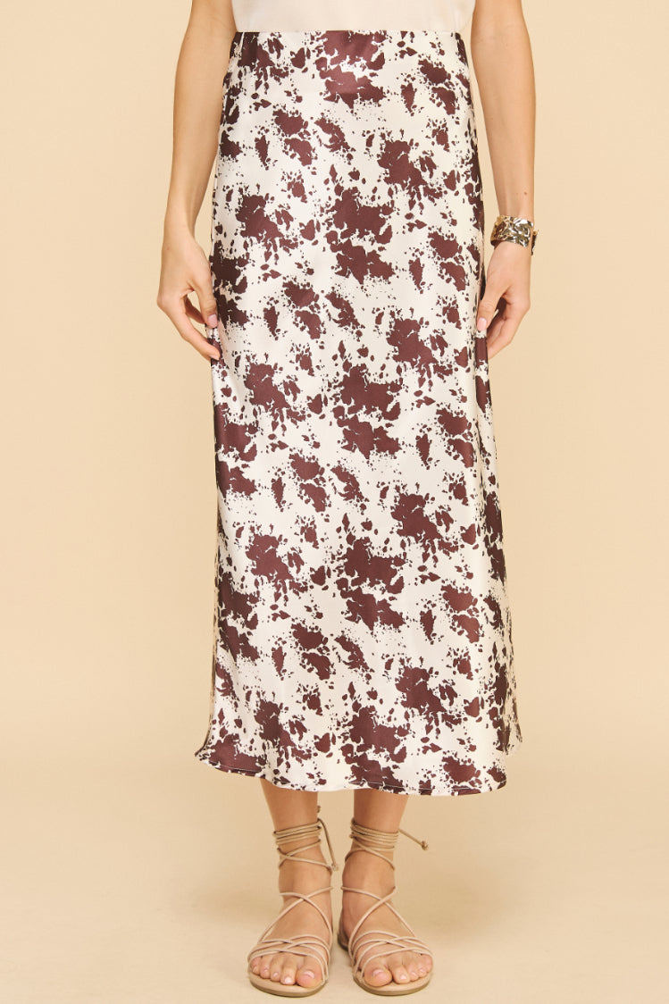 Printed Slip Skirt