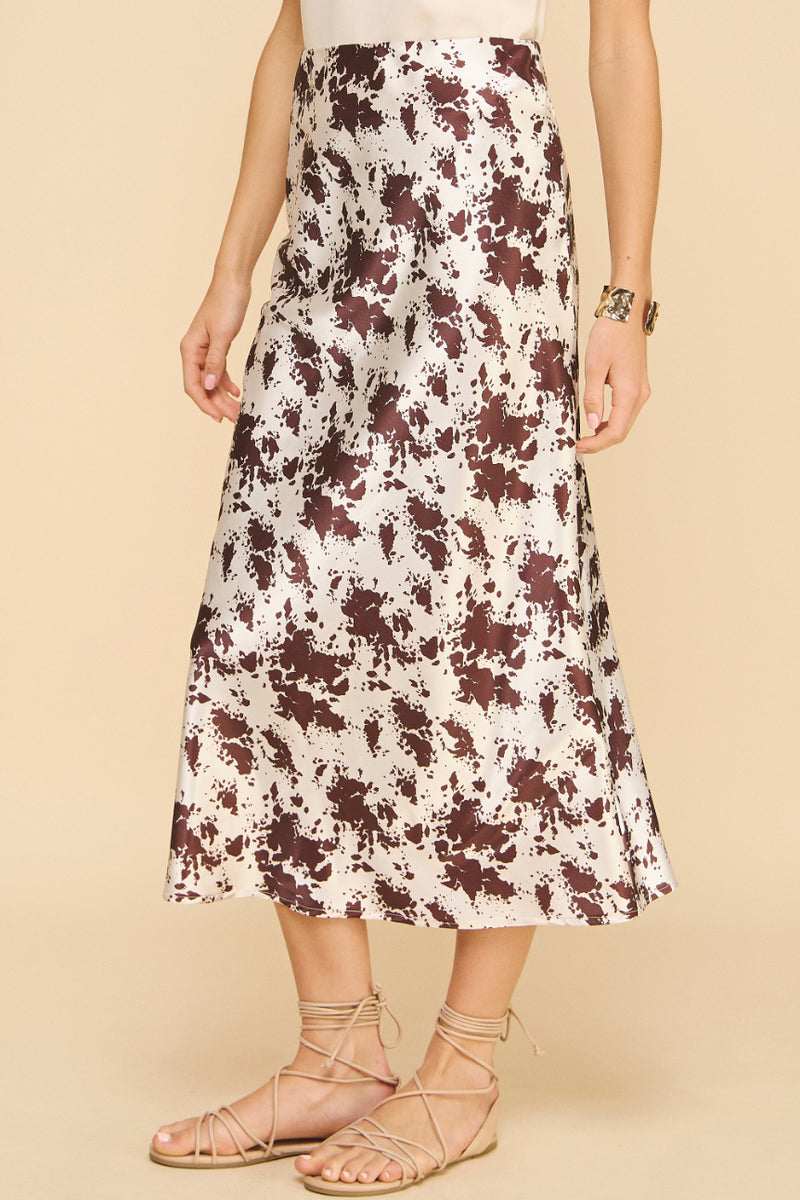 Printed Slip Skirt