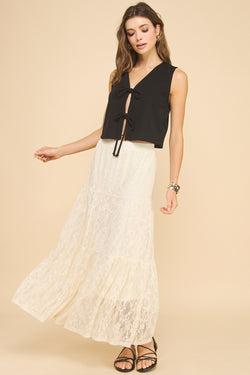 Knit Tie Vest
