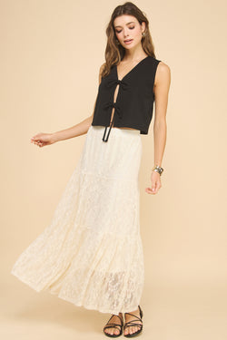 Knit Tie Vest