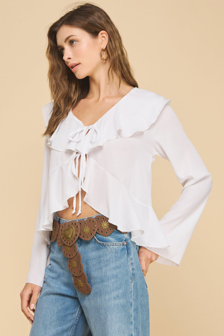 Willow Ruffled Top