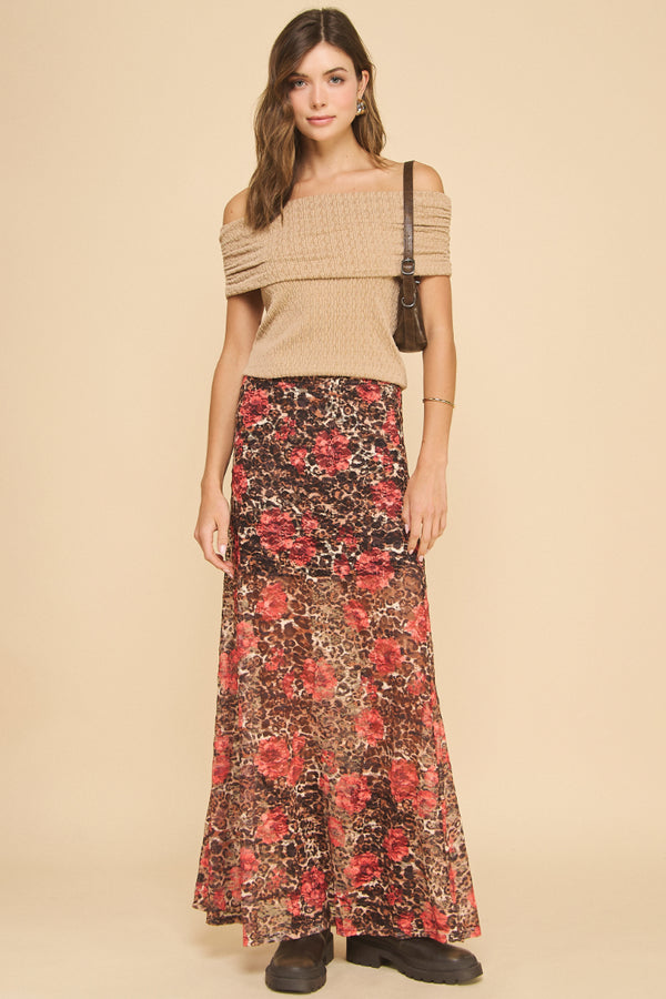 Yellowstone Lace Maxi Skirt