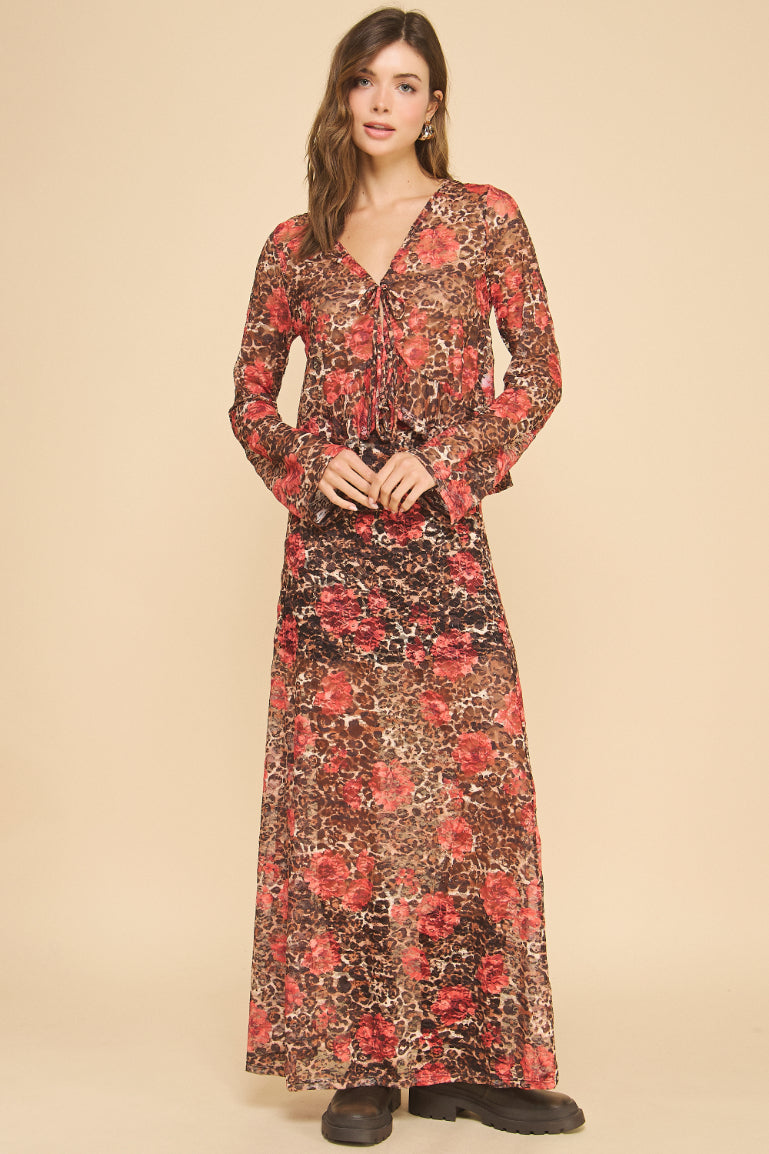 Yellowstone Lace Maxi Skirt