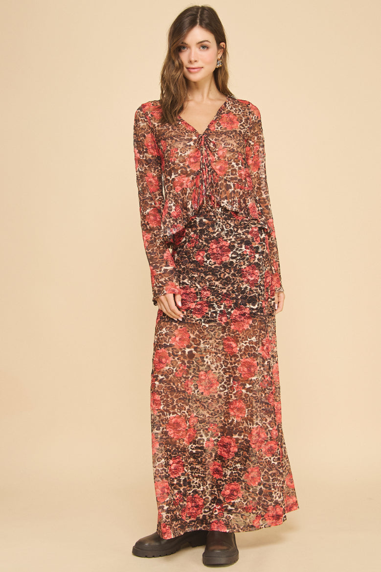 Yellowstone Lace Maxi Skirt