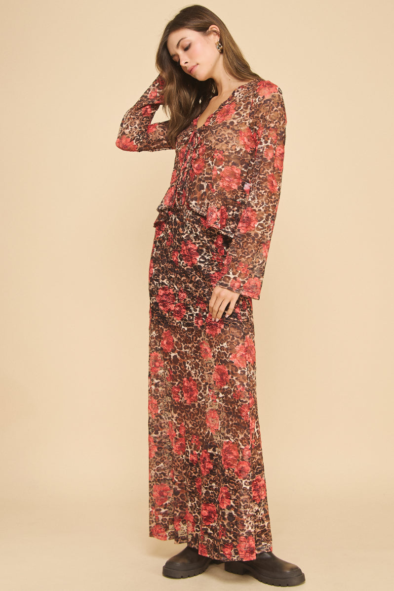 Yellowstone Lace Maxi Skirt