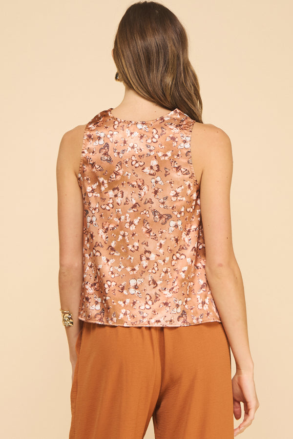 Sahar Crossover Halter Top