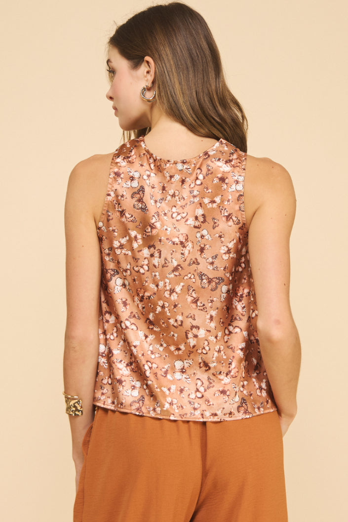 Sahar Crossover Halter Top