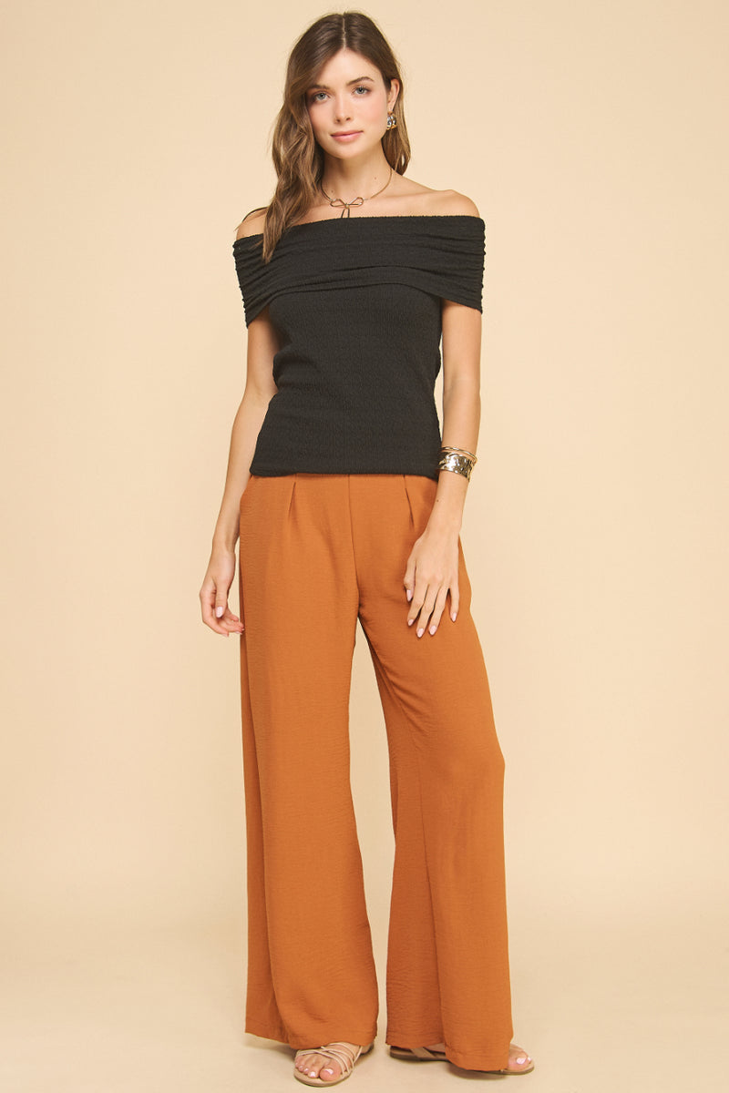 Off The Shoulder Knit Top