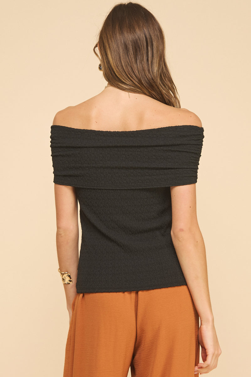 Off The Shoulder Knit Top